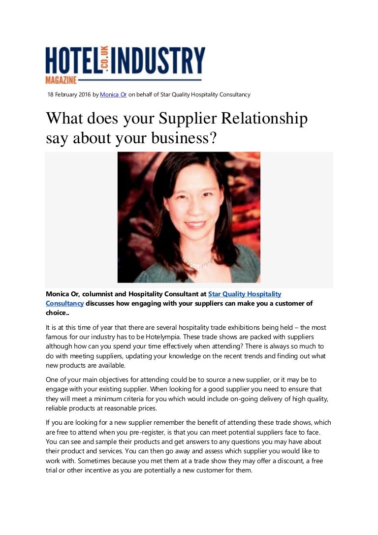 Looking for new suppliers 13 Looking for new suppliers 31